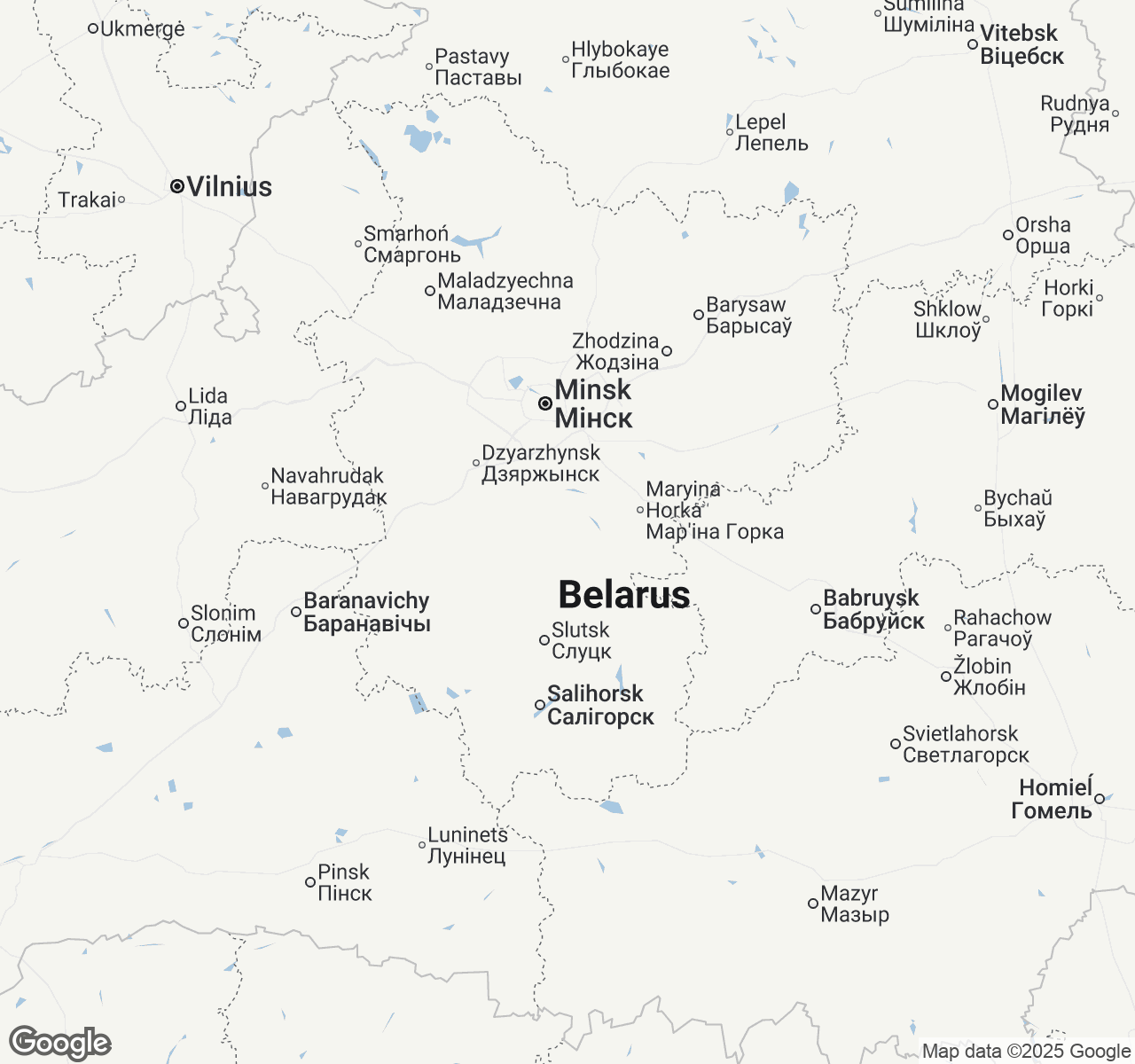 Map of Belarus